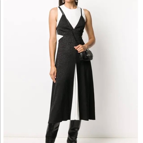 Proenza Schouler Dresses & Skirts - Proenza Schouler | Animal jacquard layered sleeveless Midi Dress